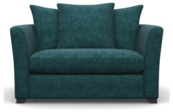 Heart of House Libby Fabric Cuddle Chair - Teal